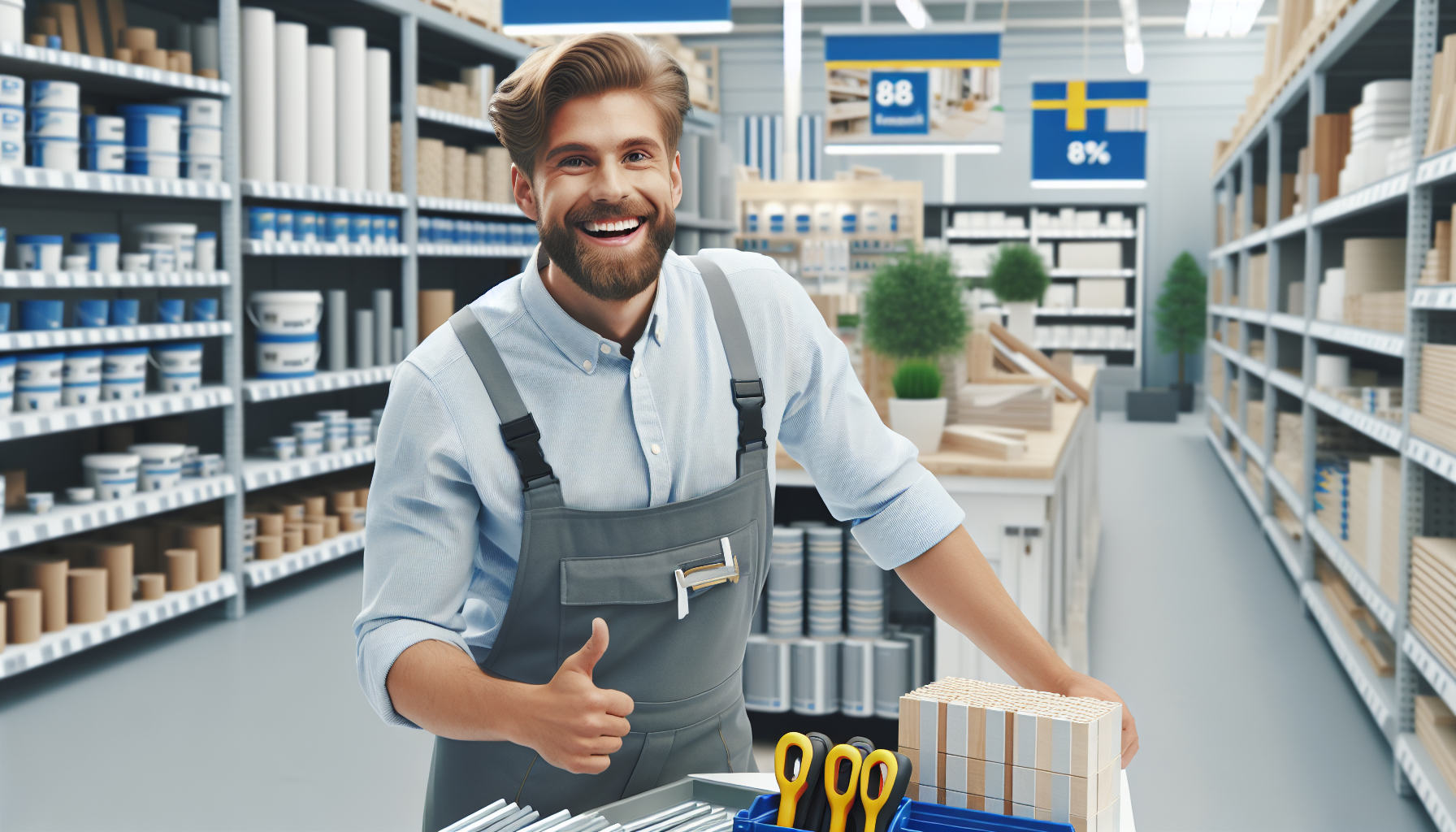 Image that illustrates Salesman, shop assistant, building materials etc.