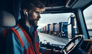 Image that illustrates Truck Driver Salary and Working Conditions