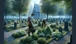 Image that illustrates Cemetery Worker Salary and Career Information