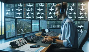 Image that illustrates Air Traffic Controller Salary and Working Conditions