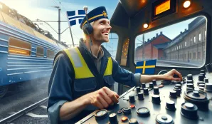 Image that illustrates Salary and Career as a Train Driver - Learn about the profession and salary statistics