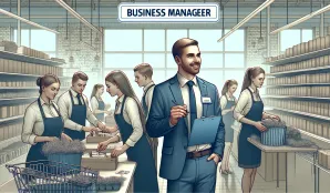 Image that illustrates Salary and Job for Business Manager, 5-9 employees, sales