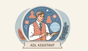 Bild som illustrerar ADL-assistent Lön och Karriärinformation