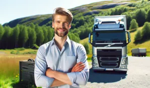 Image that illustrates Working as a Truck Driver