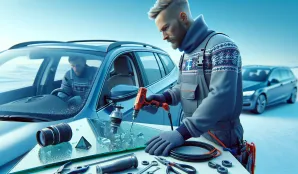 Image that illustrates Windshield Technician Salary and Job Information