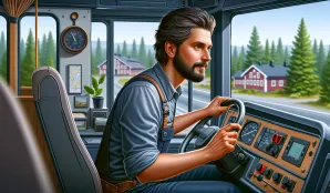 Image that illustrates Bus Driver Salary and Working Conditions