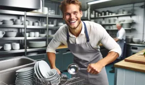 Image that illustrates Occupational Profile: Dishwasher