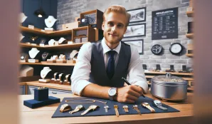 Image that illustrates Occupational Profile: Retail Salesperson in Watches, Optics, and Jewelry