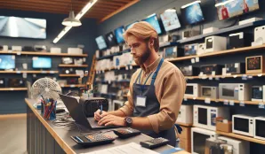 Image that illustrates Occupational Profile: Retail Salesperson in Electrical, Telecommunications, and Electronics