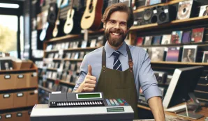 Image that illustrates Store Salesperson, Music Store Salary and Job Description