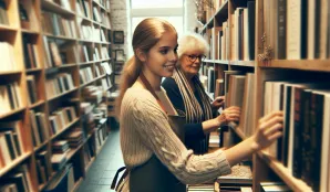 Bild som illustrerar Lön och Yrkesinformation för Butikssäljare, Böcker