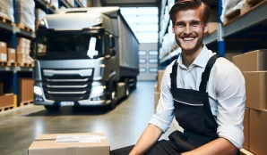 Image that illustrates Occupational Profile: Warehouse Worker, Forklift Driver