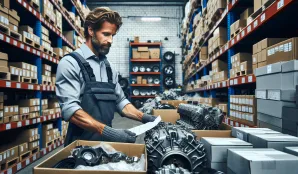 Image that illustrates Occupation Overview: Parts Clerk, Warehouse