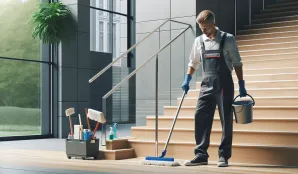 Image that illustrates Salary and Working Conditions for Staircase Cleaners - Learn More