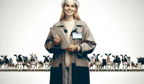 Image that illustrates Salary and Work Conditions for Dairy Farmer