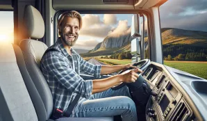 Image that illustrates Occupation Overview: Long-Haul Truck Driver