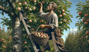 Image that illustrates Salary and Working Conditions for Apple Pickers