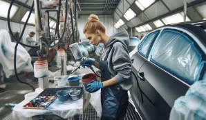 Image that illustrates Introduction to the profession of Automotive Painter, Manufacturing