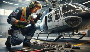 Image that illustrates Helicopter Technician: Salary and Job Description