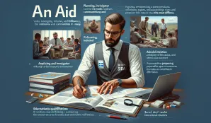 Image that illustrates Salary and Work as an Aid Officer, SIDA - Statsskuld.se