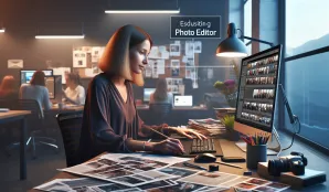 Image that illustrates Photo Editor: Salary, Work, and Education