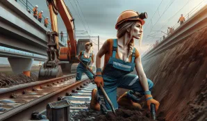 Image that illustrates Salary and Career Guide for Track Workers (Construction Workers)