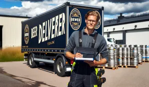 Image that illustrates Beer Delivery Driver: A Profession with a Stable Future and Competitive Salary