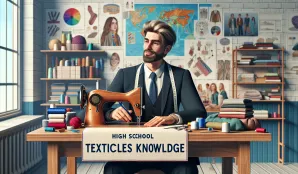 Image that illustrates Teacher in Textile Arts at High School - Salary and Job Description