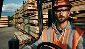 Image that illustrates Working as a Timber Distributor at a Lumber Yard