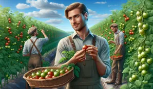 Image that illustrates Salary and Working Conditions for Tomato Pickers