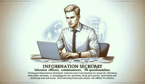 Image that illustrates Salary and Work for Information Secretaries - Salary Statistics and Job Information