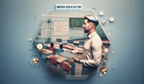 Image that illustrates Salary and Work for Media Educator - Information and Salary Statistics