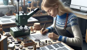 Image that illustrates Stamp Engraver: A Craft of Precision