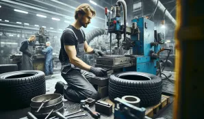 Image that illustrates Tire Builder: Salary, Job Duties, and Requirements