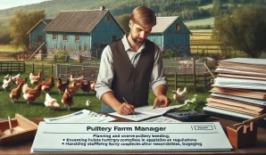 Image that illustrates Salary and Work as Farm Manager, Poultry Farmer