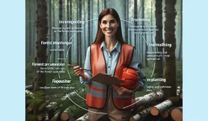 Image that illustrates Salary and Working Conditions for Forest Manager in Management