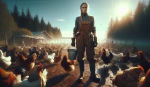 Image that illustrates Poultry Farmer: A Profession with Stable Income and Diverse Tasks