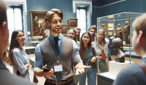 Image that illustrates Museum Guide Salary and Job Description