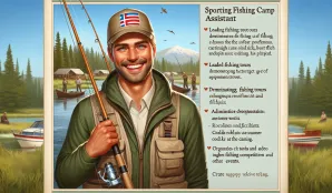 Image that illustrates Salary and Job Description for Sport Fishing Camp Assistant