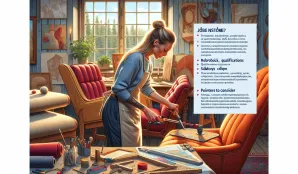 Image that illustrates Interior Upholsterer: Salary, Education, and Job Opportunities