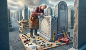 Image that illustrates Salary and Work for Gravestone Installer