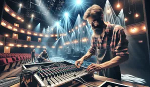 Image that illustrates What Does a Lighting Technician Do?