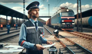 Image that illustrates What does a Traffic Controller, railway do?