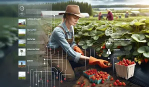 Image that illustrates Salary and Work as a Strawberry Farmer - An Overview