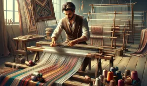 Image that illustrates Salary and Work for Tapestry Weavers - Statsskuld.se