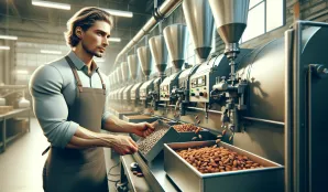 Image that illustrates Salary and Work as a Roaster, Almonds, Nuts