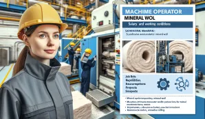 Image that illustrates Salary and Working Conditions for Machine Operator, Mineral Wool