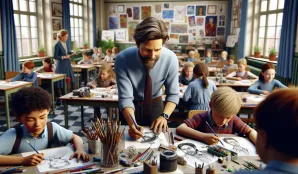 Image that illustrates Teacher, Visual Arts, Primary School: An Overview