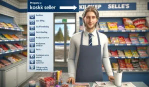 Bild som illustrerar Försäljare, kiosk: Lön och Arbetsförutsättningar