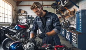 Image that illustrates Motorcycle Mechanic - Salary and Job Description